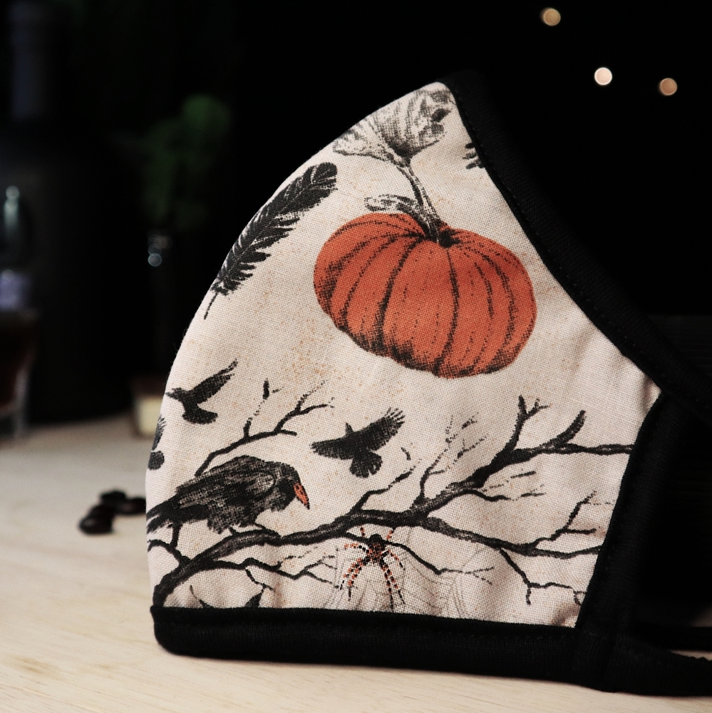 Haunted House Halloween Cloth Face Mask